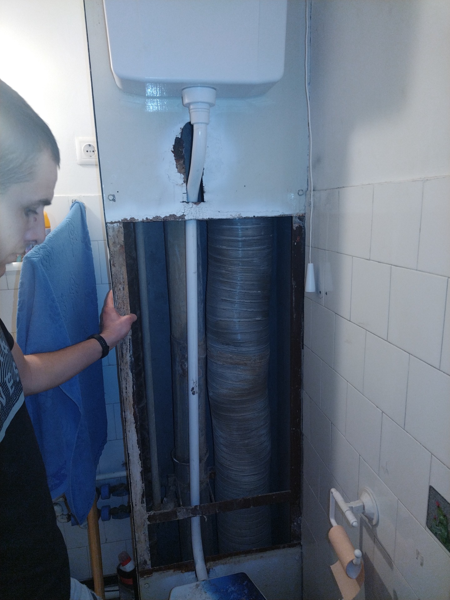 Tartály, és csőcsere